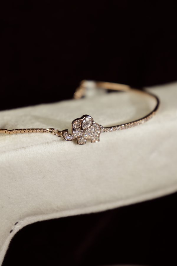 Rosé Elephant Charm – کله‌فیل رزگلد - تصویر 2