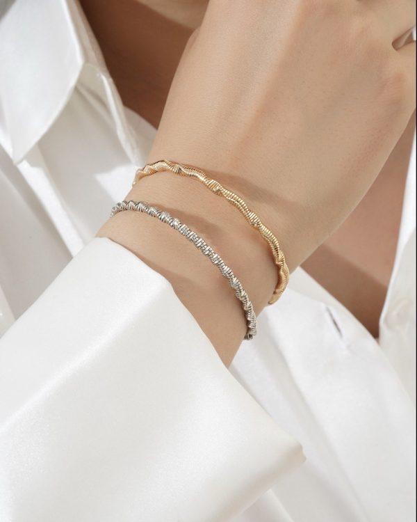 IMG_0013 بنگل دوقلو پیچی Elente – Elente Twisted Duo Bangle - تصویر 1
