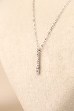 زنجیر نقره با اویز جواهری - تصویر 4