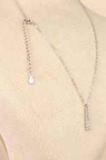 زنجیر نقره با اویز جواهری - تصویر 5