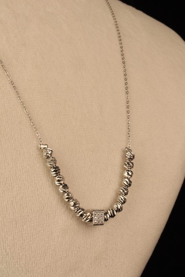 گردنبند و دستبند تراش دار - تصویر 3