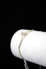 Baguette Halo Ring Bracelet – دستبند حلقه باگتی هالو - تصویر 4