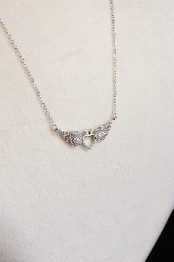 گردنبند پلاک ثابت تاج فرشته - تصویر 2