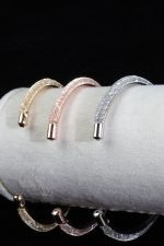 بنگل سه‌قلو طوری Elente – Elente Mesh Trio Bangle - تصویر 6