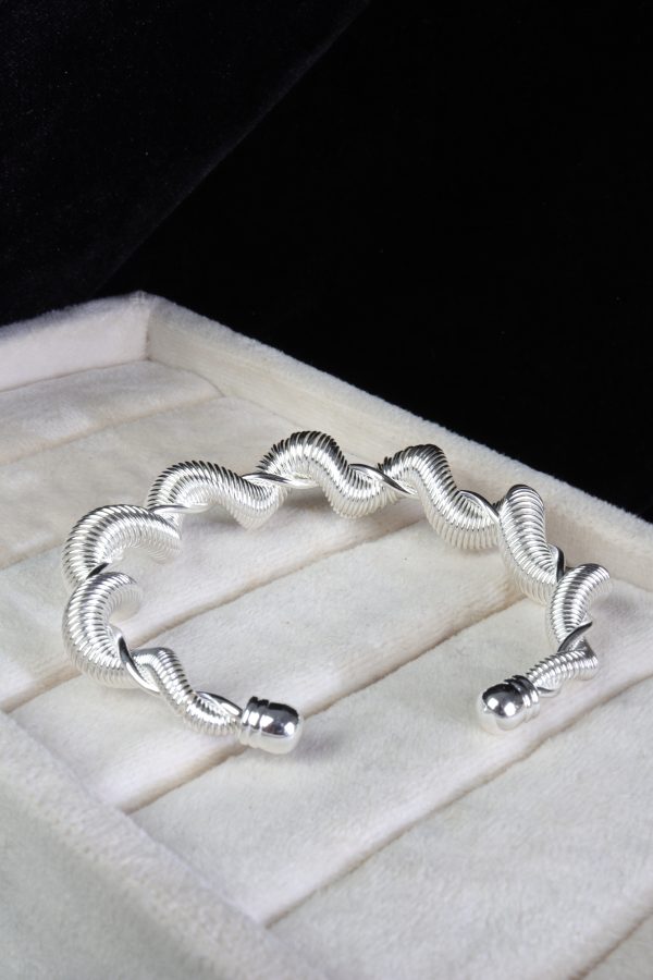 Spring Twist Bangle | بنگل فنر پیچ - تصویر 2