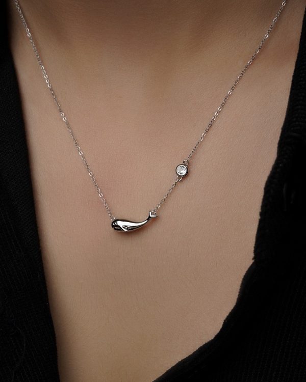 گردنبند پلاک ثابت وال و ستاره - تصویر 1