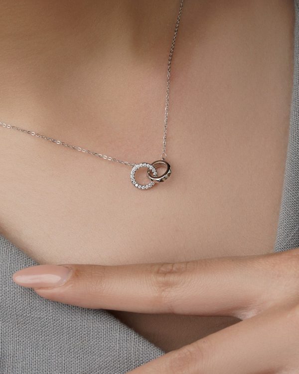 IMG_9993 کردنبند پلاک ثابت جواهری مدل گل شیفته کد ۱۰۴۳ - تصویر 1